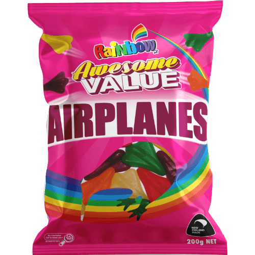 Rainbow Awesome Value Airplanes 200 g