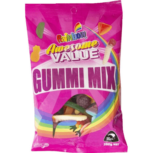 Rainbow Awesome Value Gummi Mix