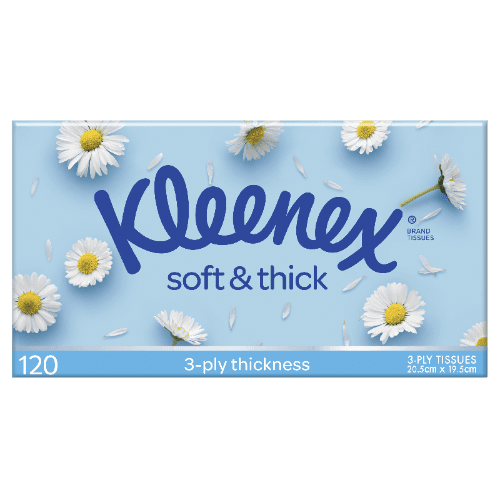Kleenex Soft & Thick 2 Ply Facial Tissues
