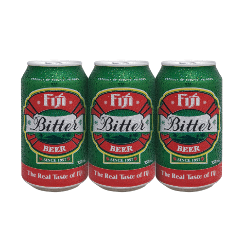 Fiji Bitter Beer Cans