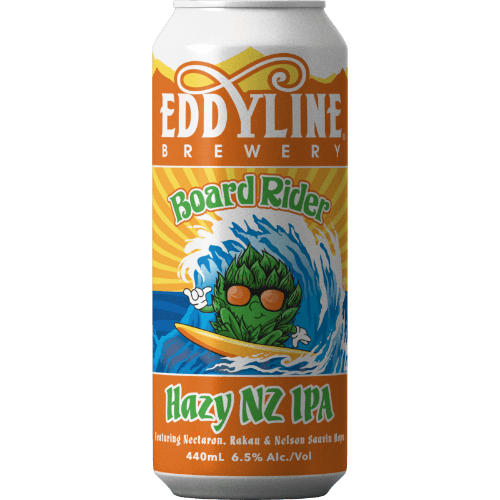 Eddyline Brewery Board Rider Hazy NZ IPA 440 mL
