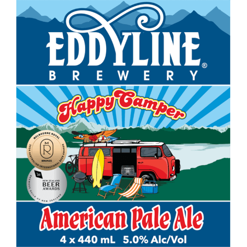 Eddyline Brewery Happy Camper American Pale Ale 4 × 440 mL