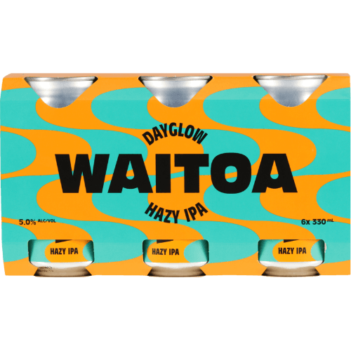 Waitoa Beer Dayglow Hazy IPA 6 × 330 mL