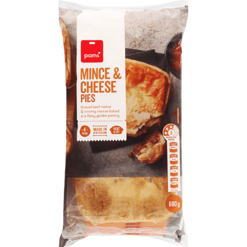 Pams Mince & Cheese Pies