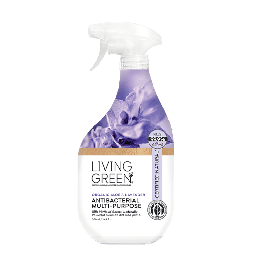 Living Green Organic Aloe & Lavender Antibacterial Multi-Purpose Cleaner 500 mL