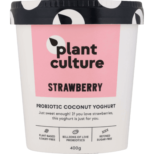 Plant Culture Coconut Yoghurt Strawberry 400 g