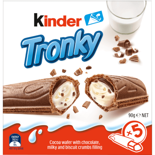 Kinder Tronky Cocoa Wafer Biscuits
