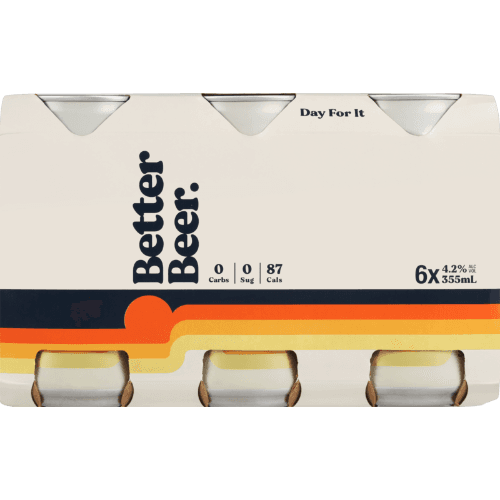 Better Beer Zero Carb Beer 6 × 355 mL