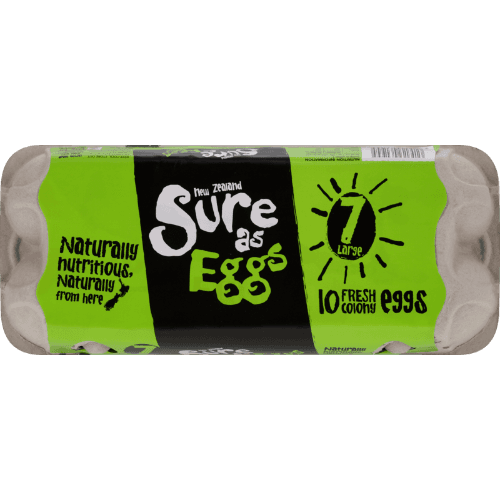 Sure As Eggs Colony Caged Size 7 Eggs