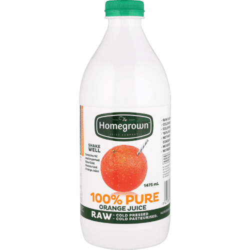 The Homegrown Juice Company 100% Pure Orange Juice
