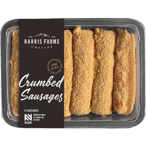 Harris Farms Beef and Pork Crumbed Sausages