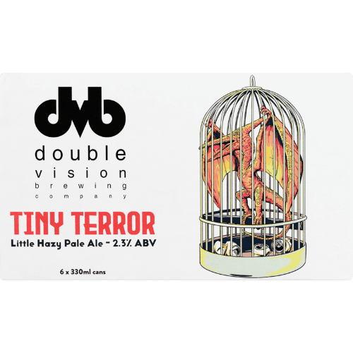 Double Vision Brewing Company Tiny Terror Little Hazy Pale Ale