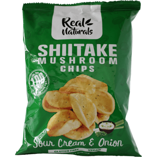 Real Naturals Sour Cream & Onion Shitake Mushroom Chips