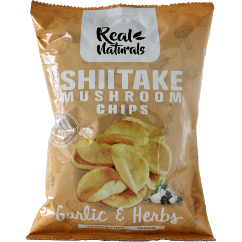 Real Naturals Garlic & Herbs Shitake Mushroom Chips