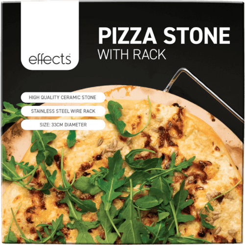Effects Pizza Stone 33cm With Rack