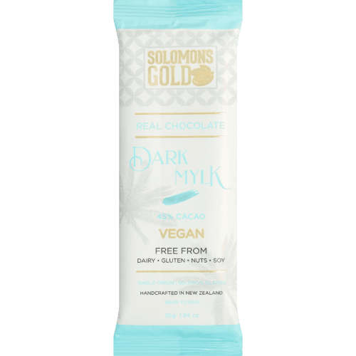 Solomons Gold Dark Mylk 45% Cacao Chocolate Block