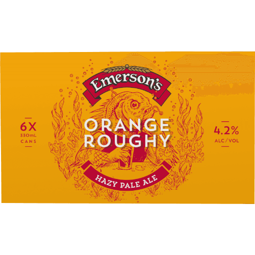 Emerson's Orange Roughy Tropical Hazy Pale Ale Cans