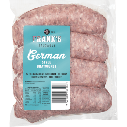 Frank's Sausages German Style Bratwurst Sausages