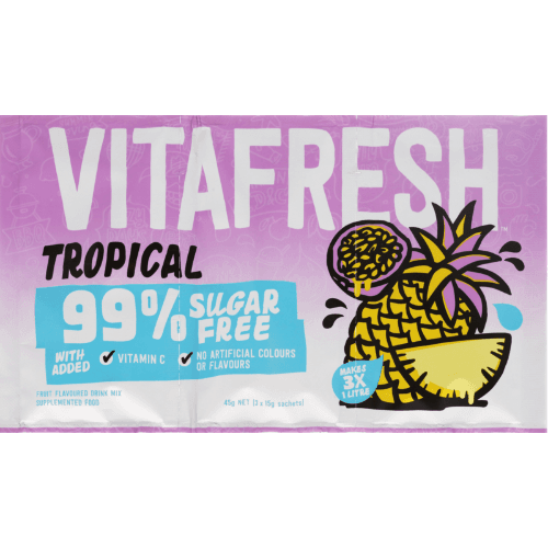 Vitafresh Tropical 99% Sugar Free Flavoured Drink Mix