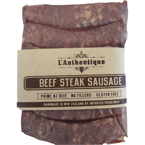 L'Authentique Beef Steak Sausages