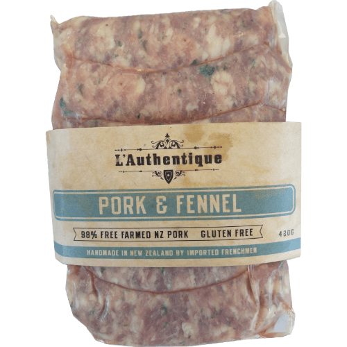 L'Authentique Pork & Fennel Sausages
