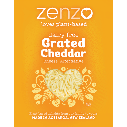 Zenzo Dairy-Free Grated Cheddar Cheese