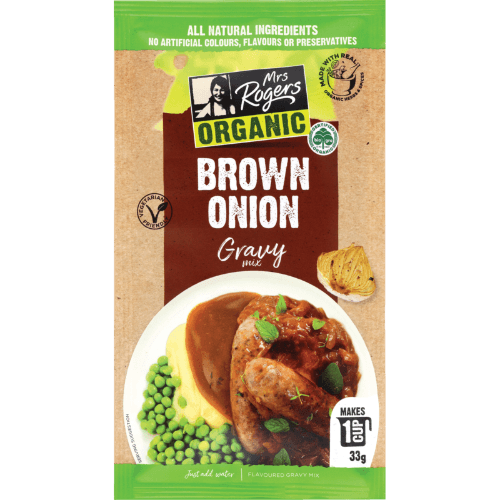 Mrs Rogers Organic Brown Onion Gravy Mix