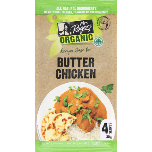 Mrs Rogers Organic Butter Chicken Recipe Base
