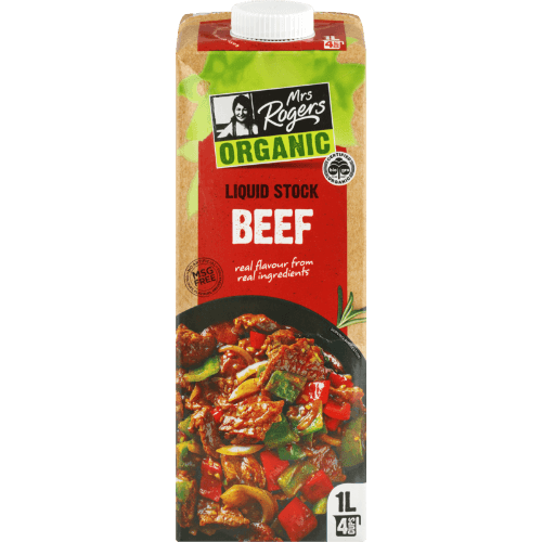 Mrs Rogers Organic Beef Stock Liquid