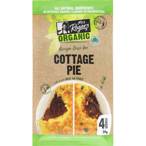 Mrs Rogers Organic Cottage Pie Recipe Base