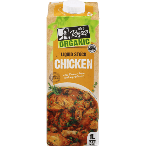 Mrs Rogers Organic Chicken Stock Liquid