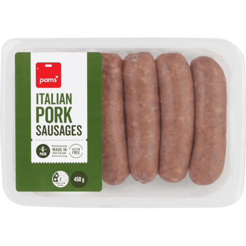 Pams Italian Pork Sausages