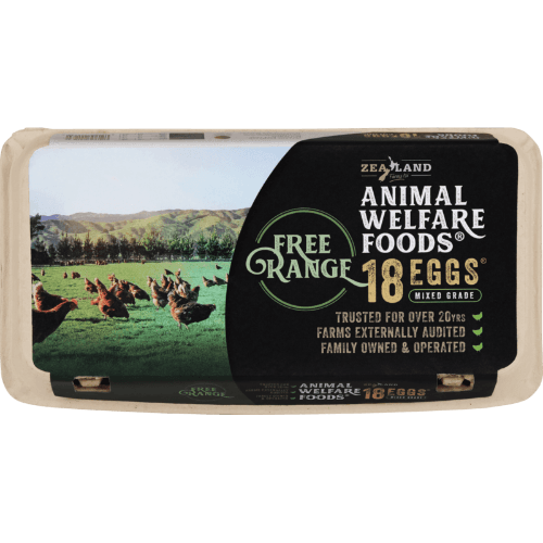 Zealand Farms Free Range Animal Welfare Mixed Grade Eggs