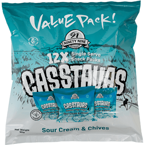 NinetyNine Street Casstavas Sour Cream & Chives Multipack