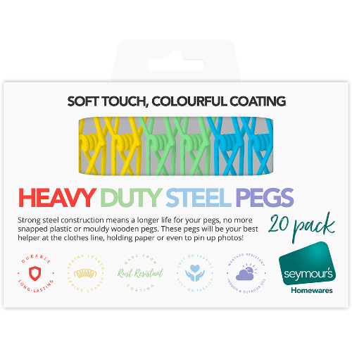 Seymours PVC Coated Heavy Duty Steel Pegs