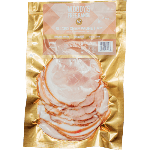 Woodys Free Range Sliced Champagne Ham