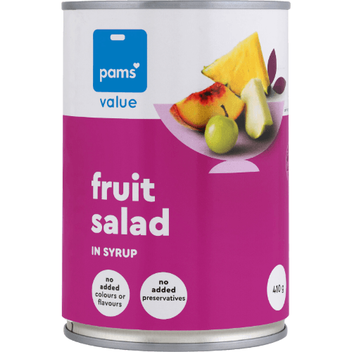 Pams Value Fruit Salad in Syrup