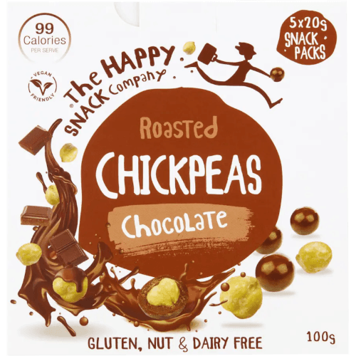 Happy Snack Dairy Free Chocolate Roasted Chickpeas
