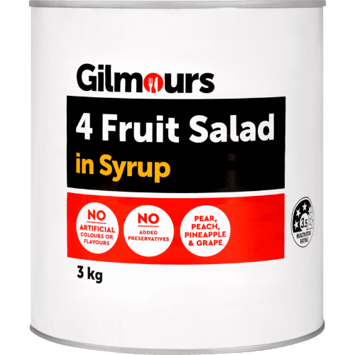 Gilmours 4 Fruit Salad in Light Syrup