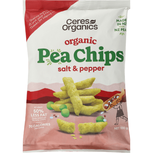 Ceres Organics Salt & Pepper Pea Chips