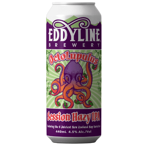 Eddyline Brewery Octolupulus Session Hazy IPA 440 mL