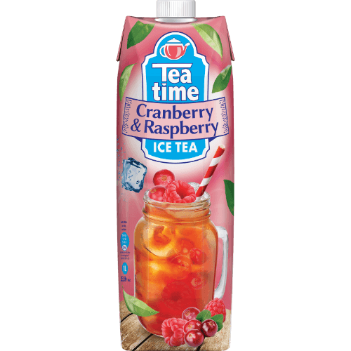 Tea Time Cranberry & Raspberry Ice Tea 1 L