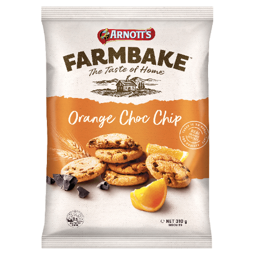Arnott's Farmbake Orange Choc Chip Cookies