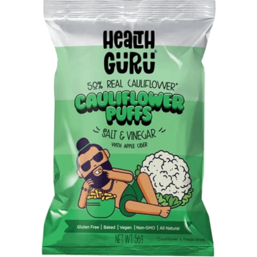 Health Guru Salt and Vinegar Cauliflower Puffs