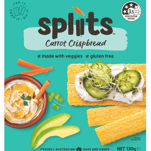 Spliits Carrot Crispbread