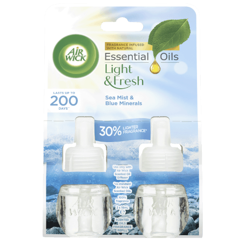 Air Wick Essential Oils Sea Mist & Blue Minerals Scented Oil Refill