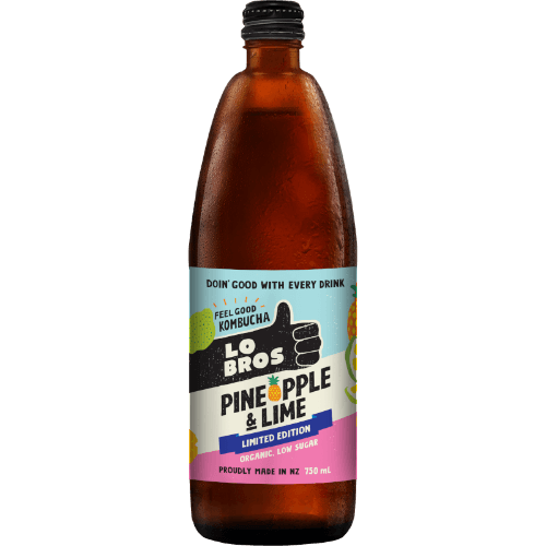 Lo Bros Pineapple & Lime Kombucha