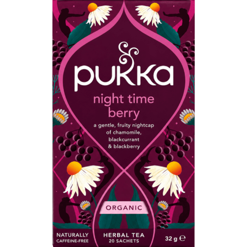 Pukka Night Time Berry Organic Herbal Tea Sachets