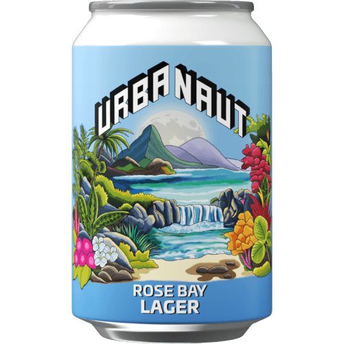 Urbanaut Rose Bay Low Alc Lager 2.5% 330 mL