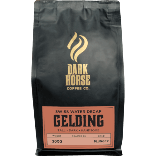 Dark Horse Coffee Co Gelding Swiss Water Decaf Plunger Coffee